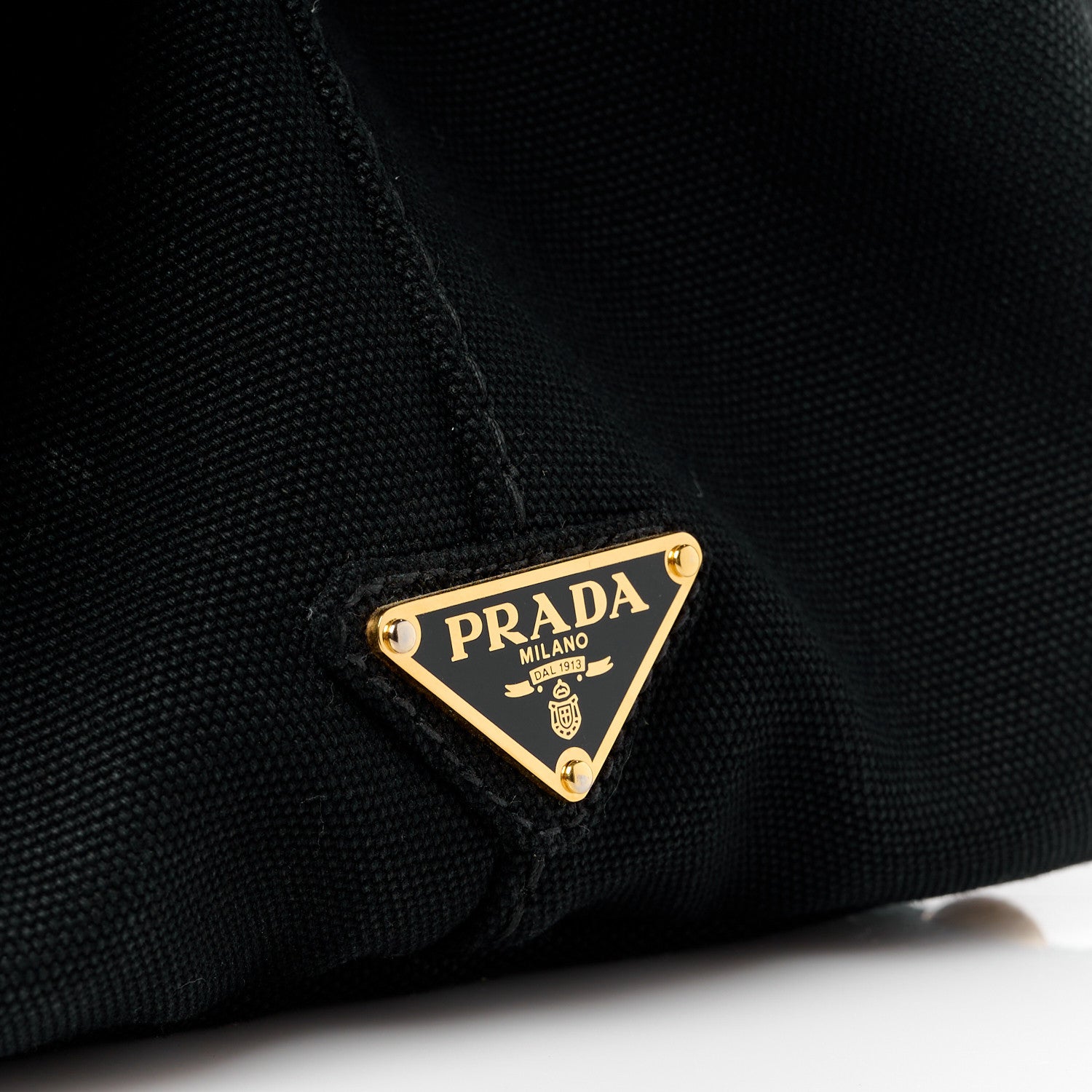 Prada Canapa Logo Tote Black 10 of 17