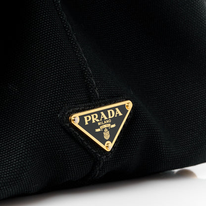 Prada Canapa Logo Tote Black 10 of 17