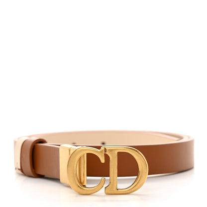 Christian Dior Calfskin Saddle Belt 95 38 Caramel Beige 3 of 6