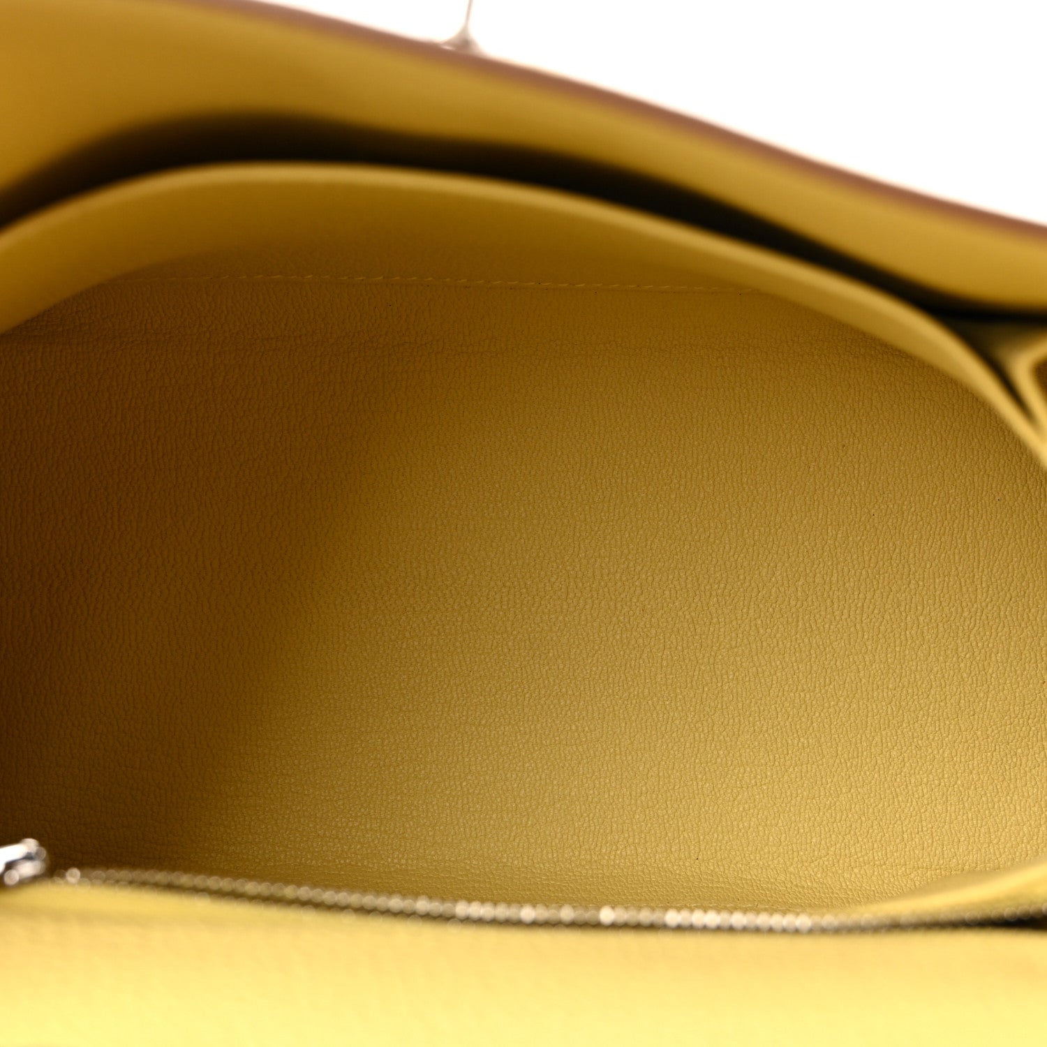 Hermes Togo Kelly Retourne 25 Jaune Poussin 5 of 10