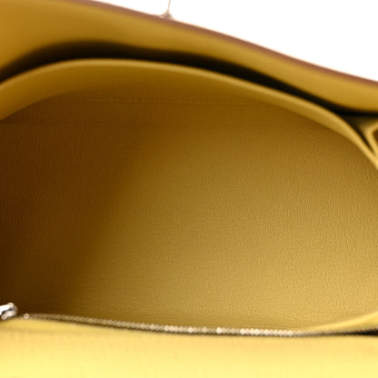 Hermes Togo Kelly Retourne 25 Jaune Poussin 5 of 10