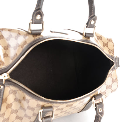 Gucci Crystal Monogram Medium Joy Boston Dark Brown 5 of 8