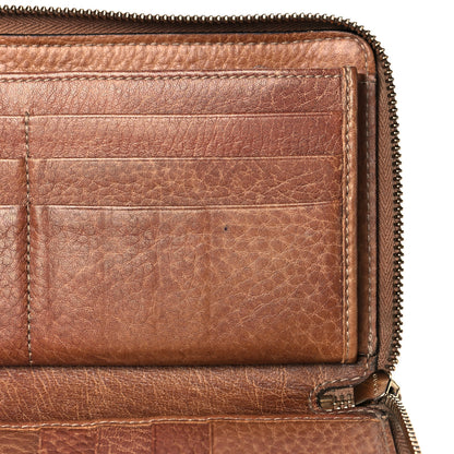 Gucci Guccissima Bamboo Tassel Zip Around Wallet Light Brown 11 of 13