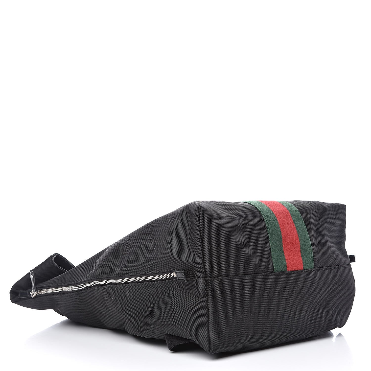 Gucci Techno Canvas Web Single Buckle Backpack Black 4 of 14