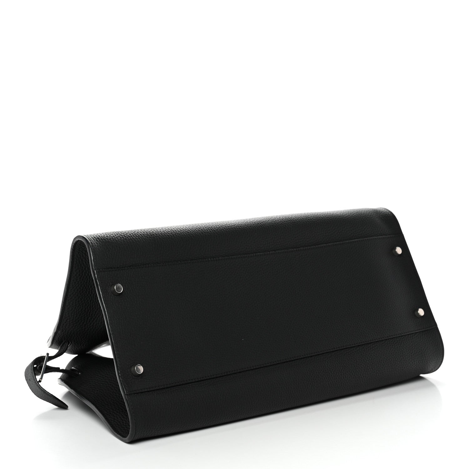 The Row Matte Grained Calfskin EW Margaux Black 4 of 11