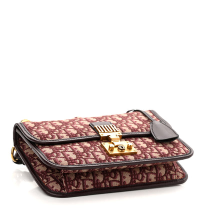 Christian Dior Oblique DiorAddict Flap Bag Burgundy 4 of 10