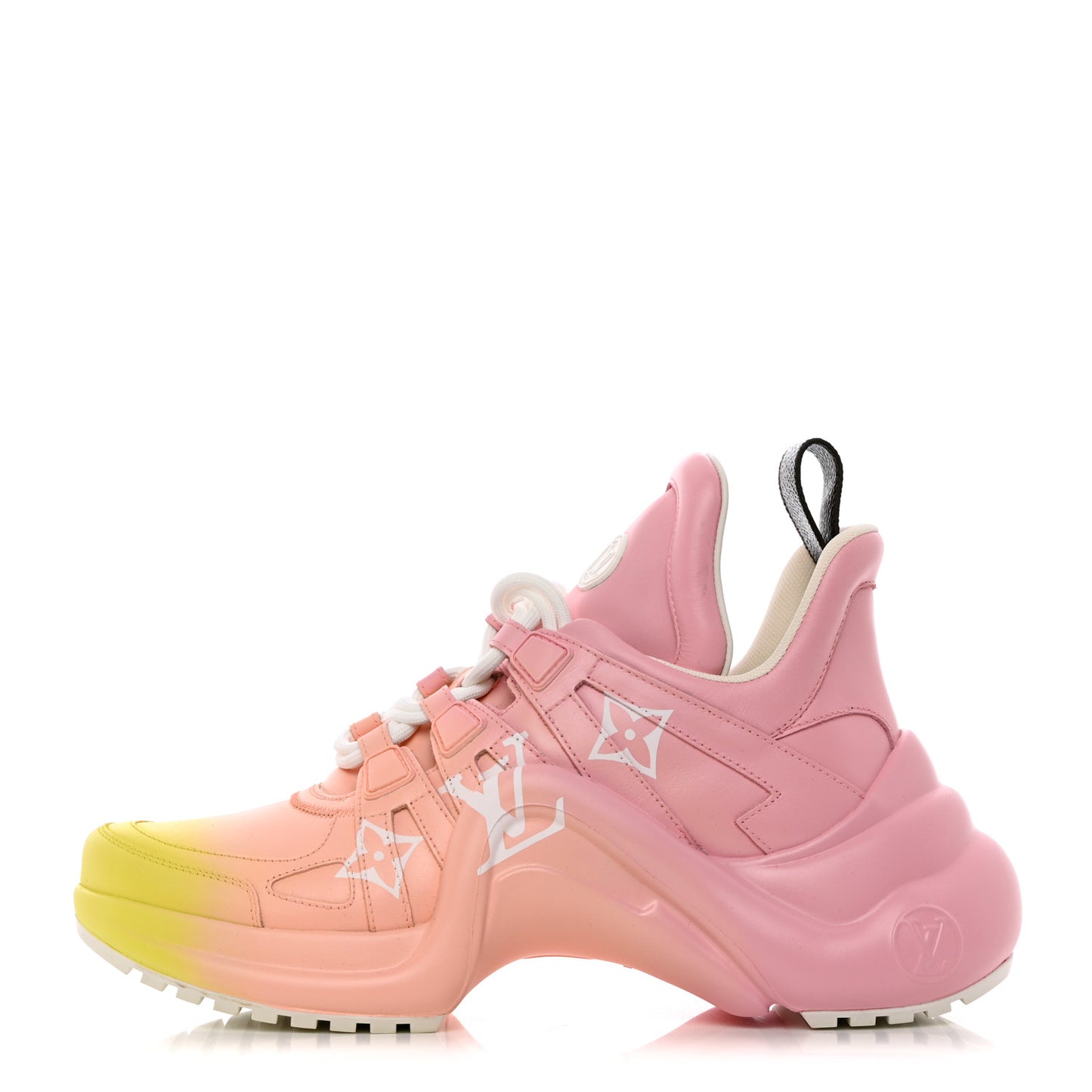 Calfskin LV Archlight Sneakers 37.5 Pink