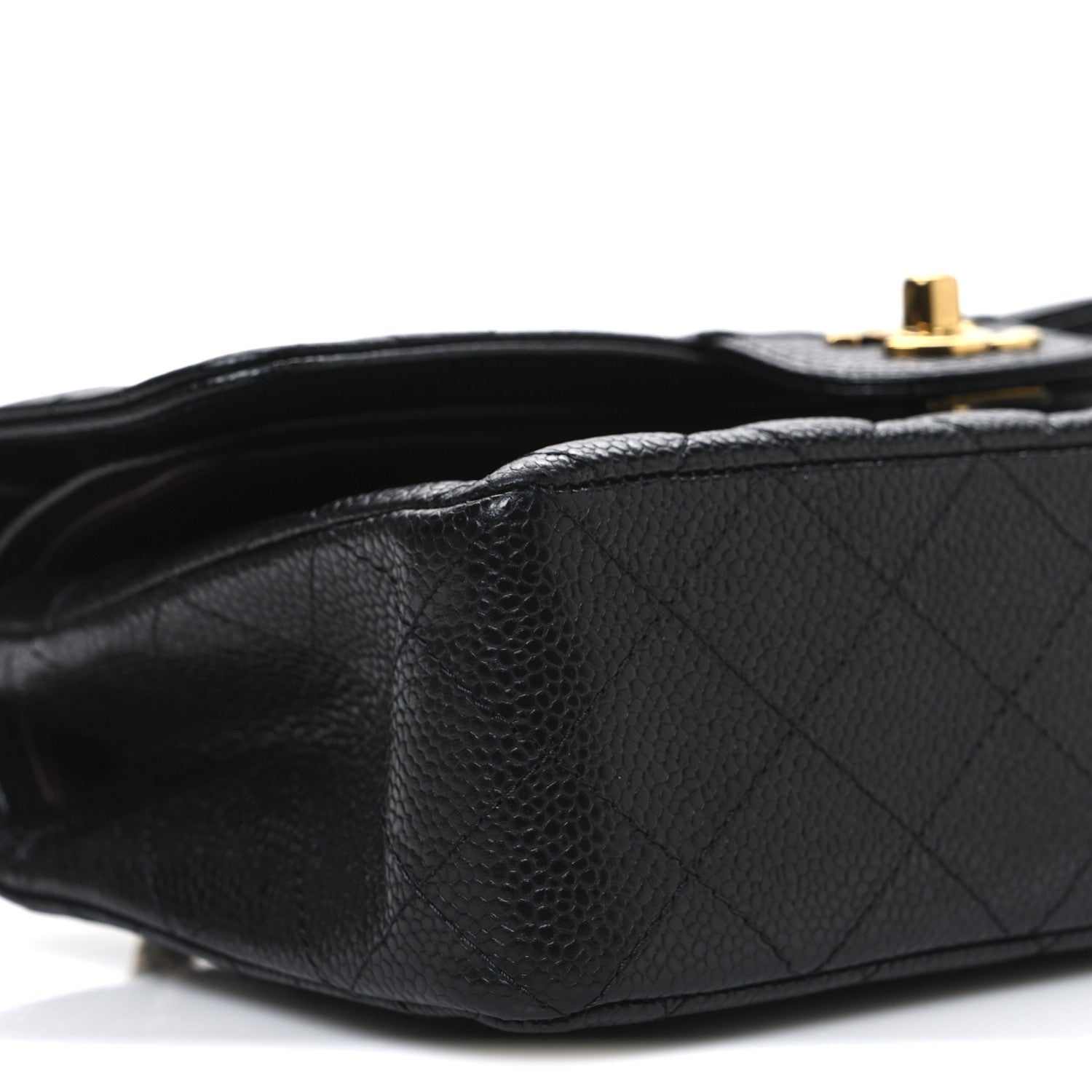 Chanel Caviar Quilted Small Double Flap Black 9 of 10