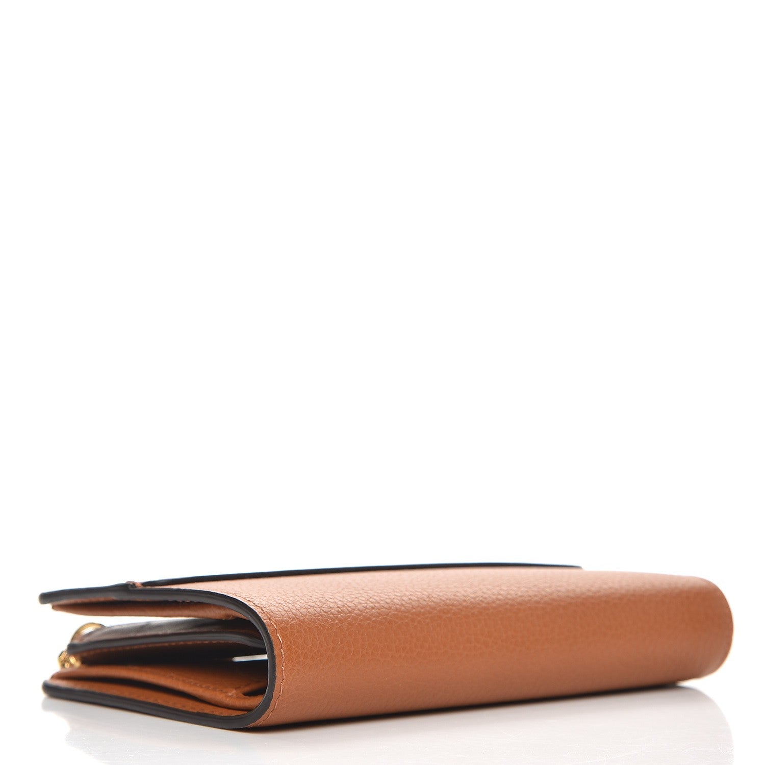Chloe Grained Calfskin Joe Compact Wallet Caramel 4 of 8