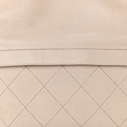 Chanel Caviar Stitched Shopping Tote Beige 8 of 14