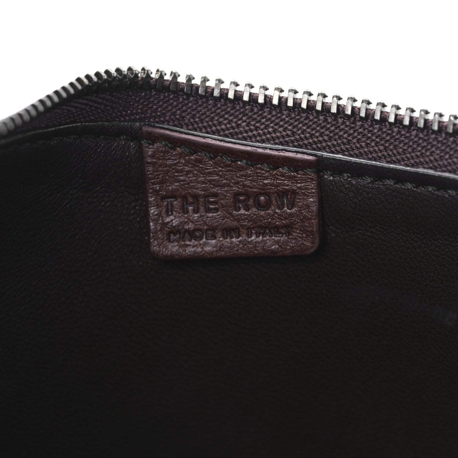 The Row Grained Calfskin Half Moon Shoulder Bag Brown 6 of 9