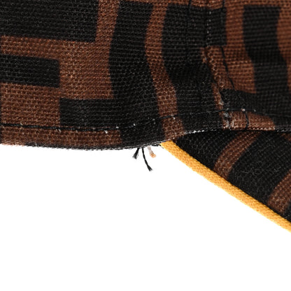 Fendi Canvas FF Reloaded Baseball Hat Tobacco Yellow 9 of 10