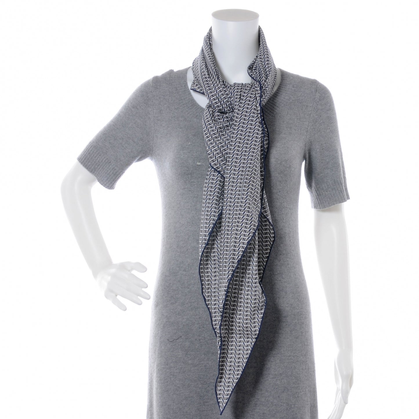 Mens Cotton H Sublime Losange Scarf GM