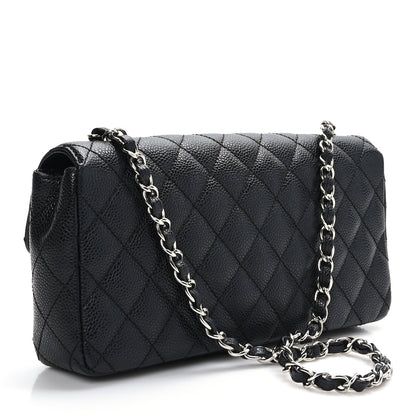 Chanel Caviar Quilted East West Flap Black 3 of 9