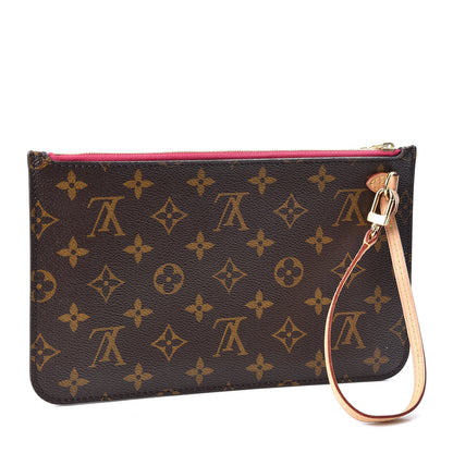 Louis Vuitton Monogram Neverfull MM GM Pochette Pivoine 2 of 8