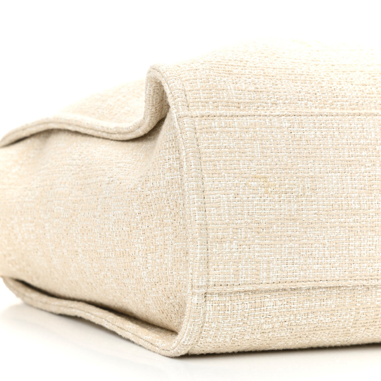 Canvas Large Deauville Tote Light Beige