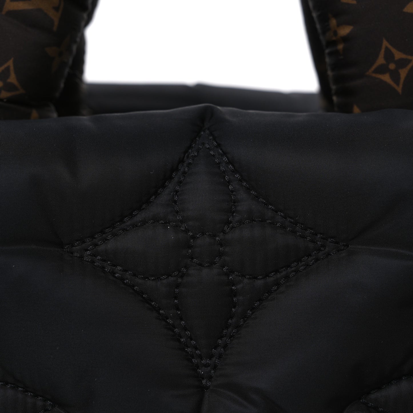 Econyl Monogram Pillow Giant Onthego MM Black