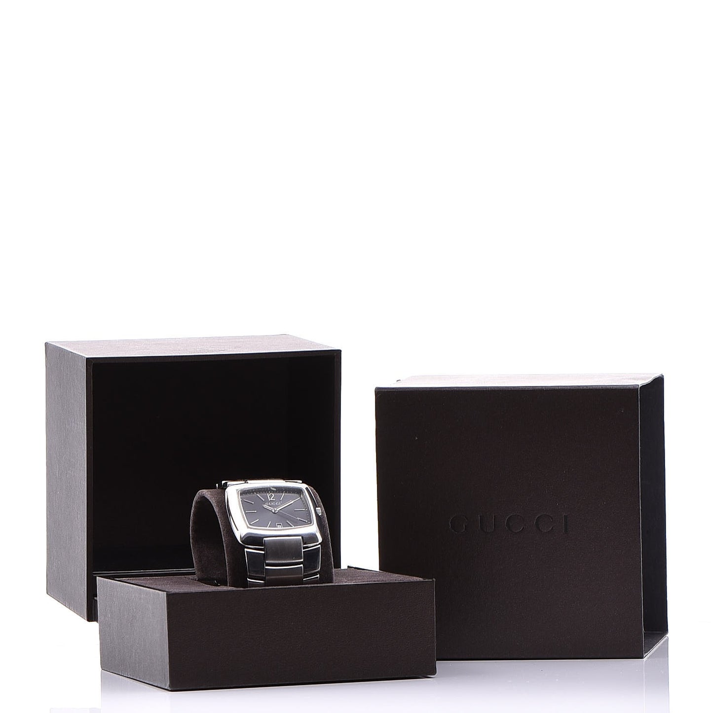 Stainless Steel 34mm 8500M Quartz Watch Black