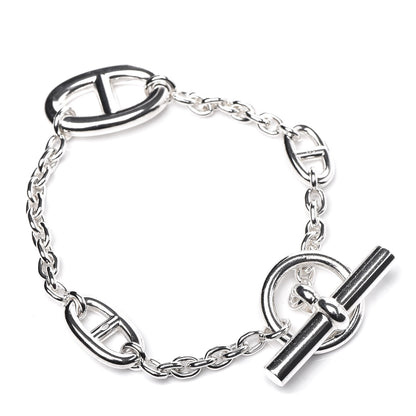 Hermes Sterling Silver Farandole Bracelet LG 3 of 5