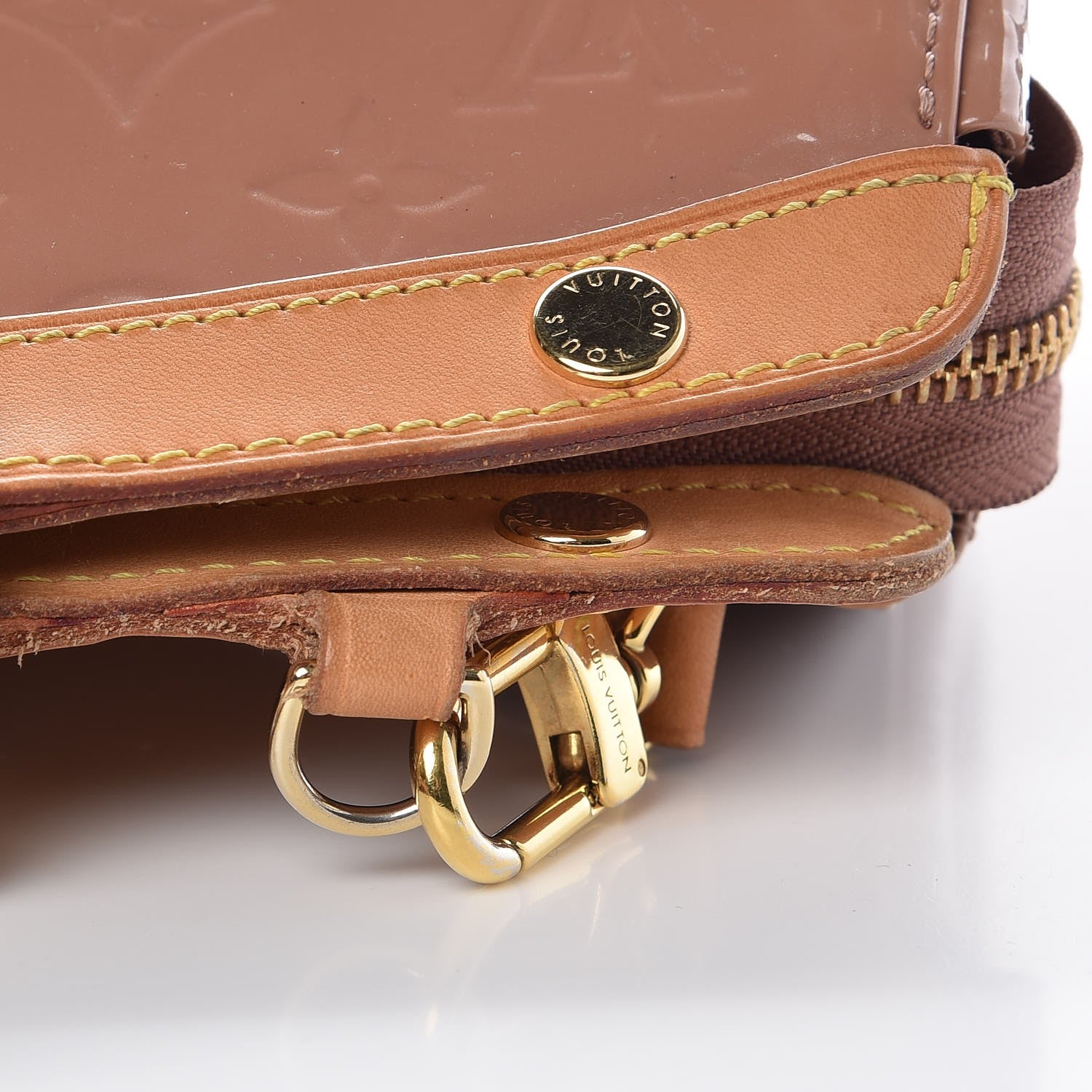 Louis Vuitton Vernis Brea MM Rose Velours 16 of 16