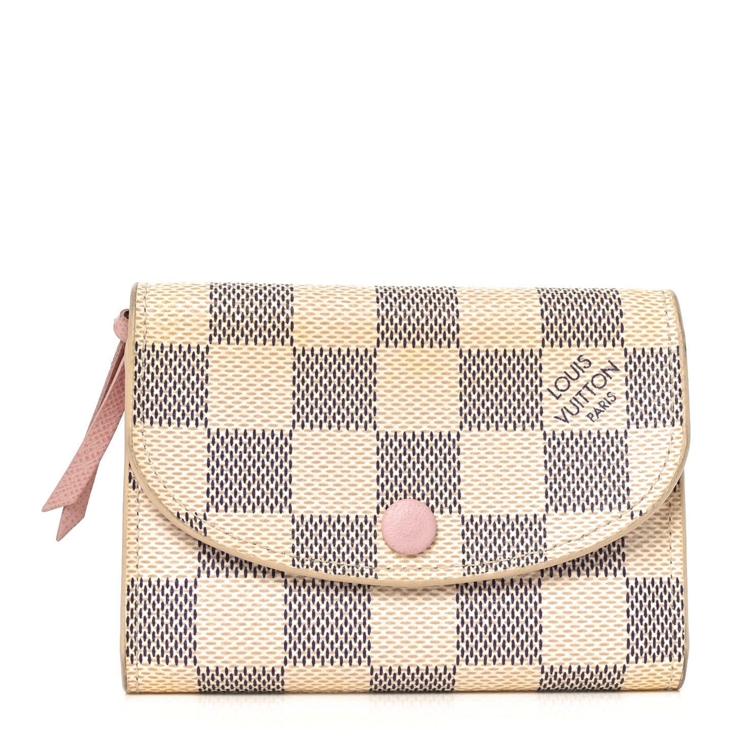 Damier Azur Rosalie Coin Purse Rose Ballerine