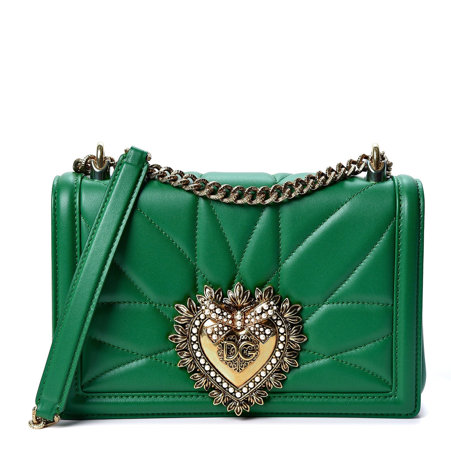 Nappa Devotion Crossbody Bag Green