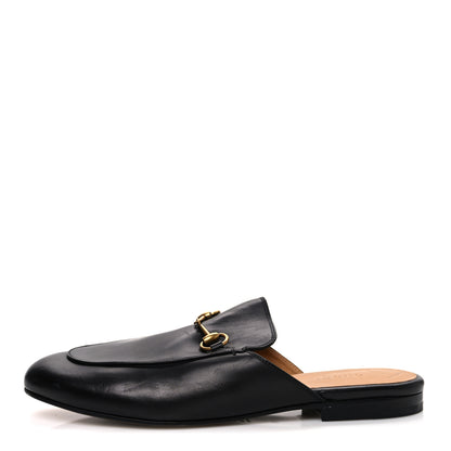 Gucci Calfskin Womens Princetown Slippers 38 Black 1 of 10