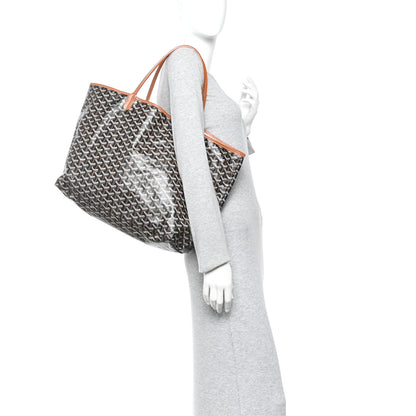 Goyard Goyardine Saint Louis GM Black Gold 2 of 11