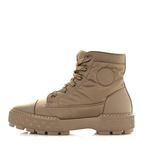 Calfskin Parachute Fresh Mens Ankle Boots 43 Beige Sable