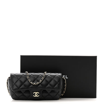 Chanel Caviar Quilted Glasses Case With Chain Black 12 of 12