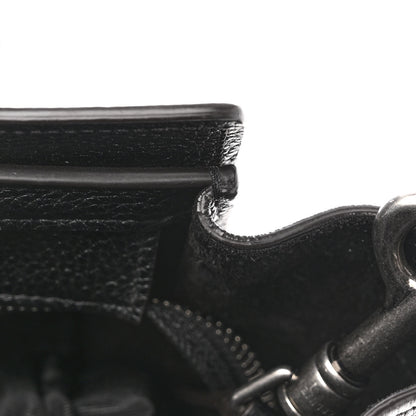 Celine Drummed Calfskin Nano Luggage Black 10 of 11