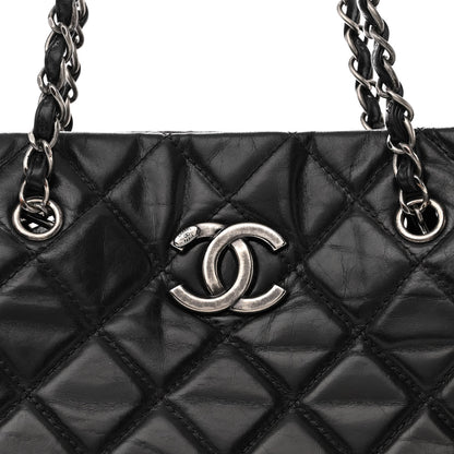 Chanel Calfskin Quilted Medium Coco Soft Tote Black 9 of 11