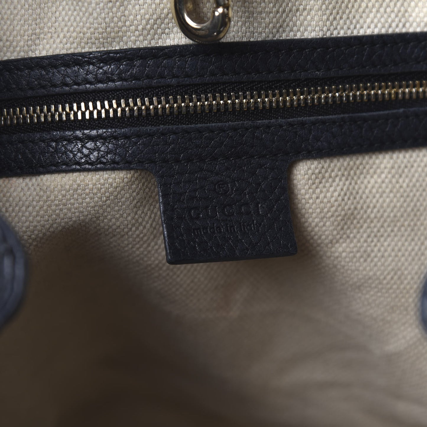 Pebbled Calfskin Medium Soho Chain Shoulder Bag Black