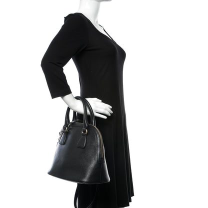 Gucci Calfskin Medium Dome Bag Black 2 of 10