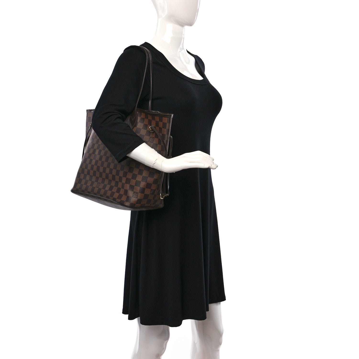 Louis Vuitton Damier Ebene Neo Neverfull MM 2 of 9