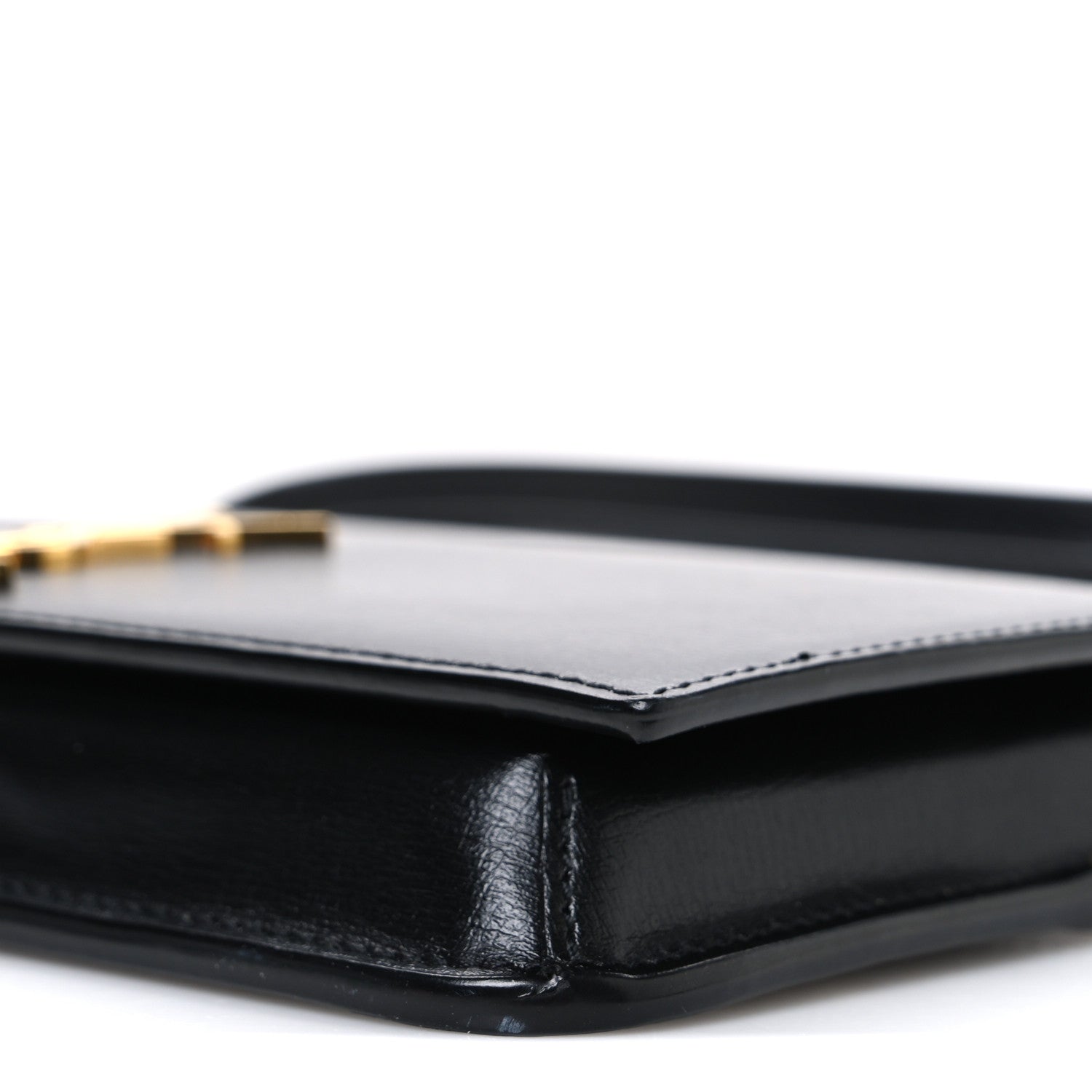 Saint Laurent Smooth Calfskin Monogram Phone Holder Crossbody Black 10 of 10