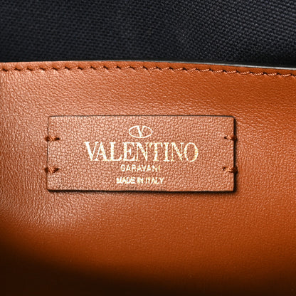 Valentino Garavani Canvas Calfskin Large Vlogo Manifesto Bandana Print Tote Red Multicolor 6 of 9