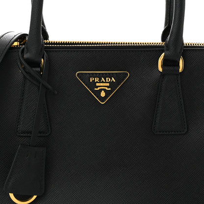 Prada Saffiano Medium Galleria Double Zip Tote Black 8 of 10