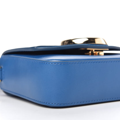 Chloe Shiny Calfskin Suede Mini C Bag Smoky Blue 6 of 9