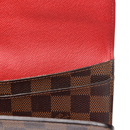 Louis Vuitton Damier Ebene Josephine Wallet Red 10 of 10