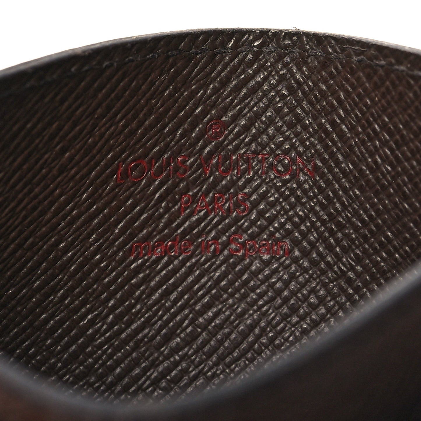 Damier Ebene Card Holder