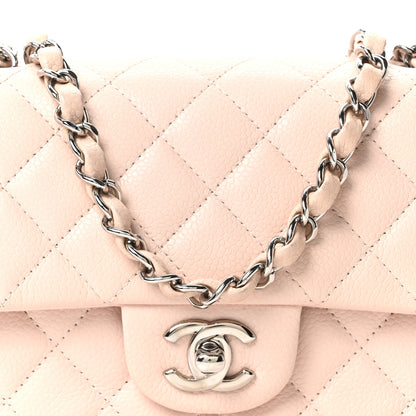 Chanel Caviar Quilted Mini Rectangular Flap Light Pink 8 of 10