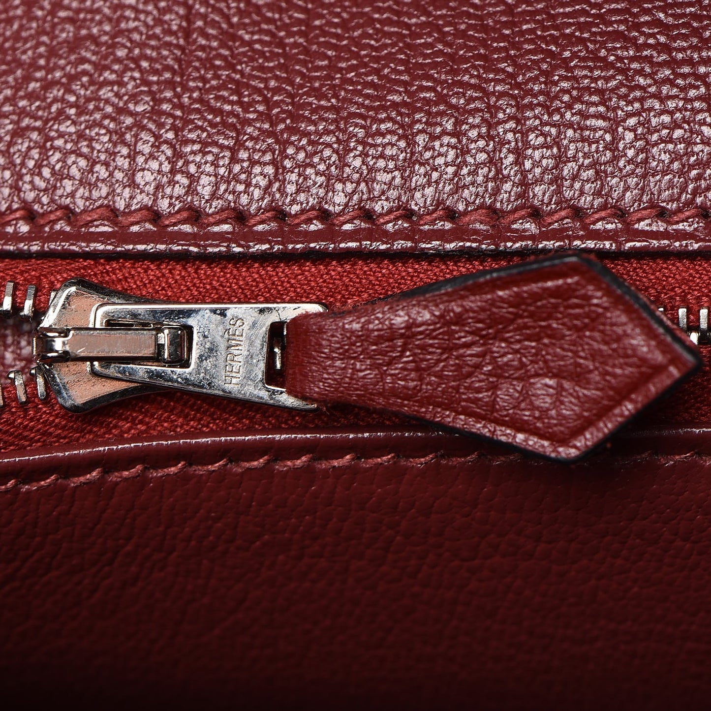Taurillon Clemence Birkin 35 Rouge H