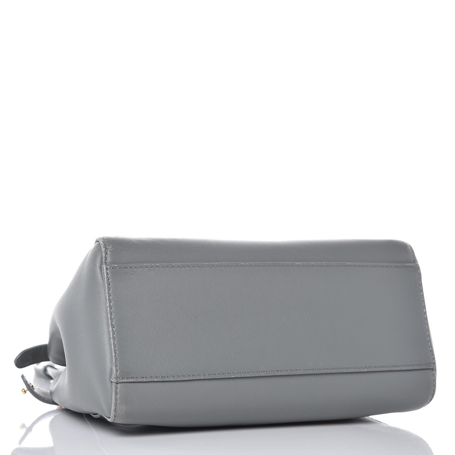 Fendi Nappa Colorblock Mini Peekaboo Iconic Satchel Grigio Chiaro Fragola Blue 5 of 21