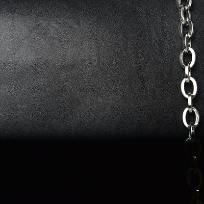Alexander McQueen Calfskin Heroine Chain Satchel Black 13 of 18
