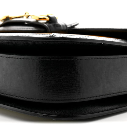 Gucci Azalea Calfskin Tri-Color Horsebit 1955 Shoulder Bag Mystic White Sun Oil Black 10 of 11