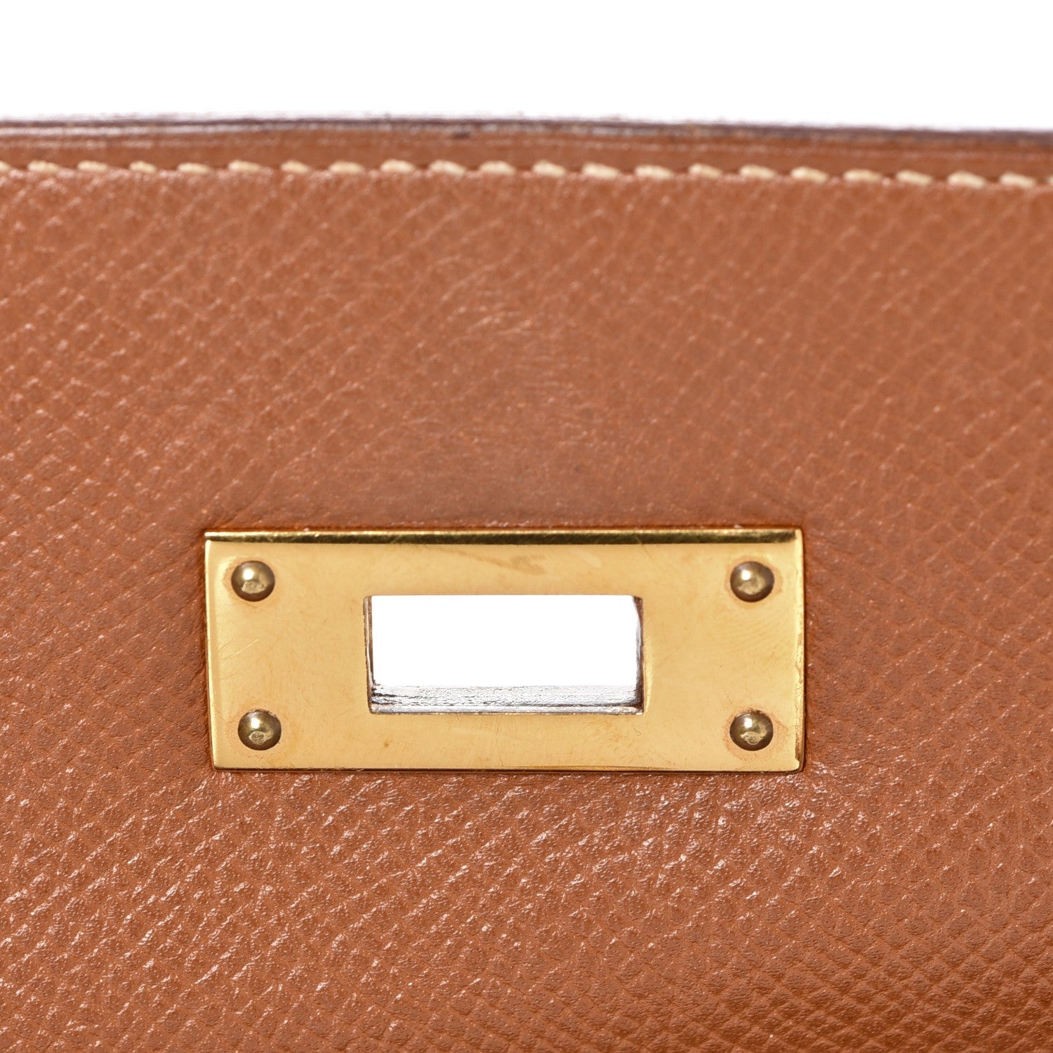 Hermes Courchevel Kelly Retourne 32 Gold 17 of 44