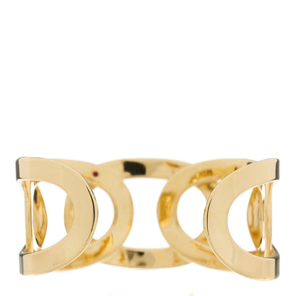 Roberto Coin 18K Yellow Gold Oval Cuff Bracelet 2 of 4