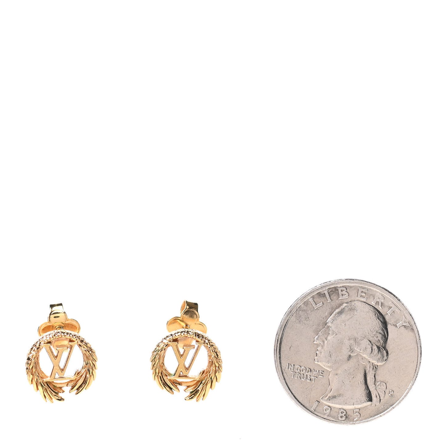 Angel Stud Earrings Gold