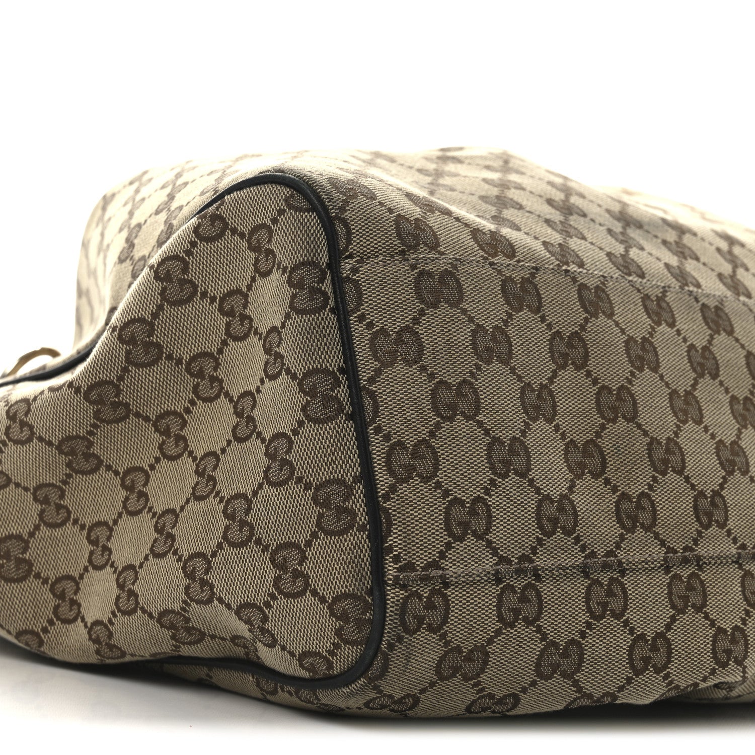 Gucci Monogram Large Sukey Tote Beige Ebony Black 9 of 11